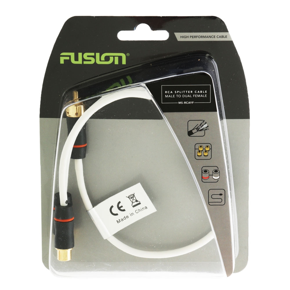 Fusion RCA Splitter Cable Male to Dual Female