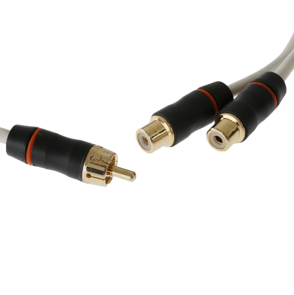 Fusion RCA Splitter Cable Male to Dual Female