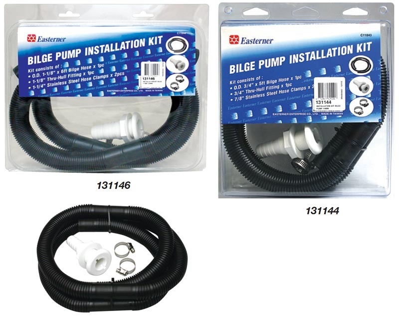 Easterner Bilge Pump Installation Kit 20mm