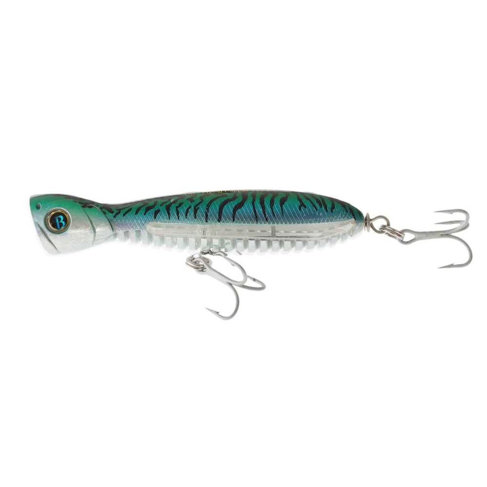 Black Magic Ocean Born Flying Popper Lure - SLD 140mm Green Mackerel