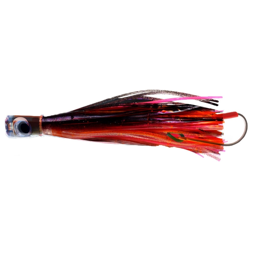 Black Magic Flea XT Tuna Game Lure 200mm - Rigged Flaming Squid