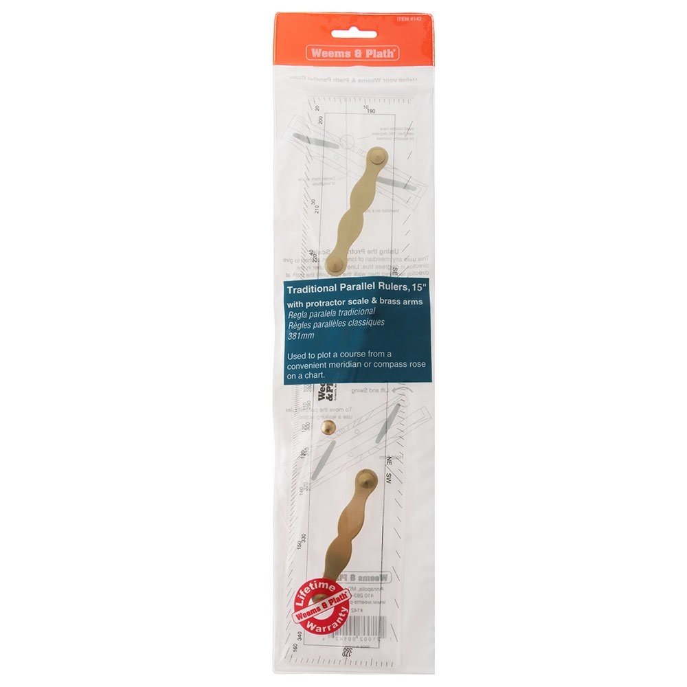 Weems & Plath Brass Arms Parallel Rule 15in