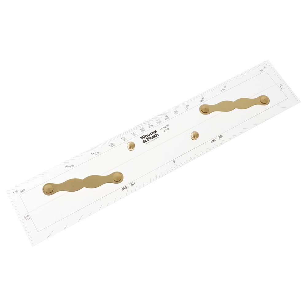 Weems & Plath Brass Arms Parallel Rule 15in