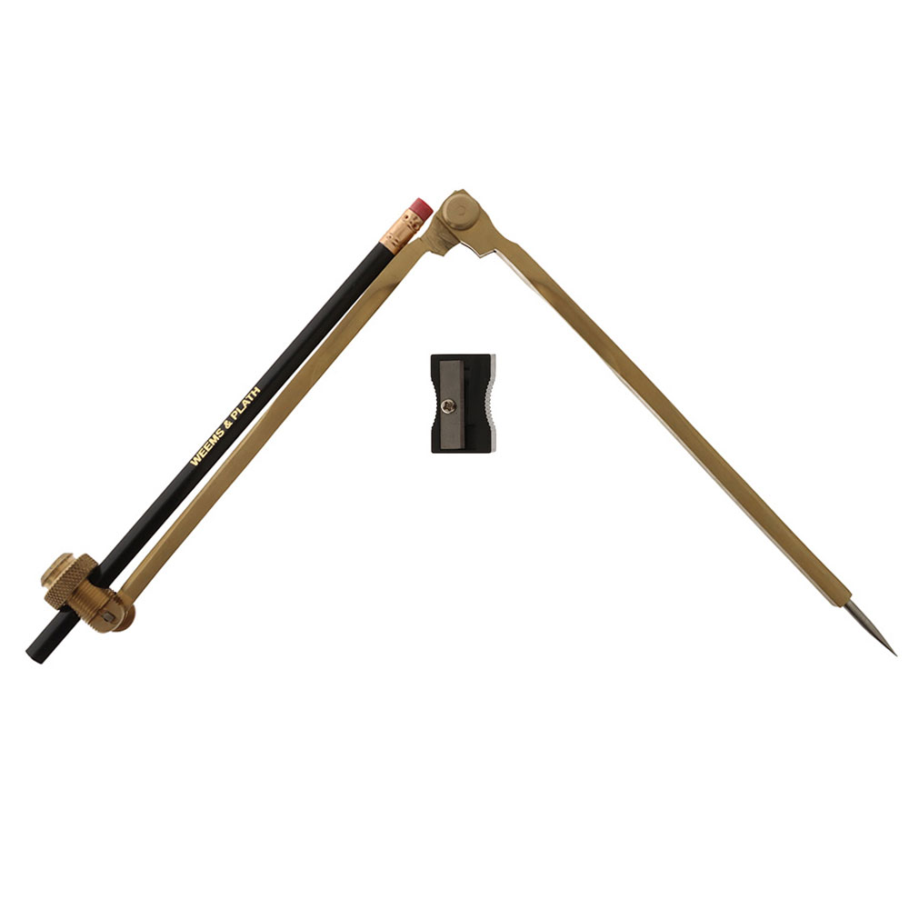 Weems & Plath Professional Brass Pencil Compass