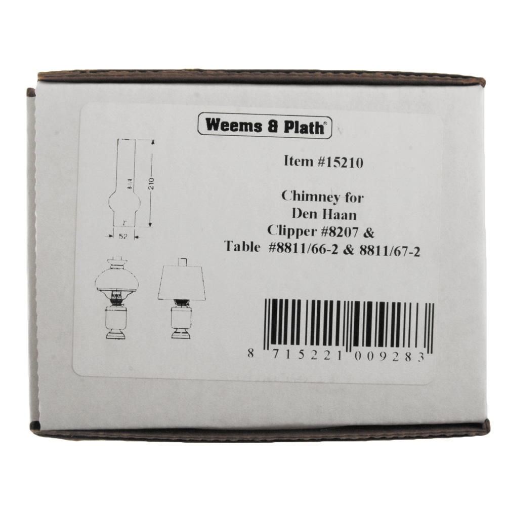 DHR Clipper Lamp Replacement Round Base Chimney