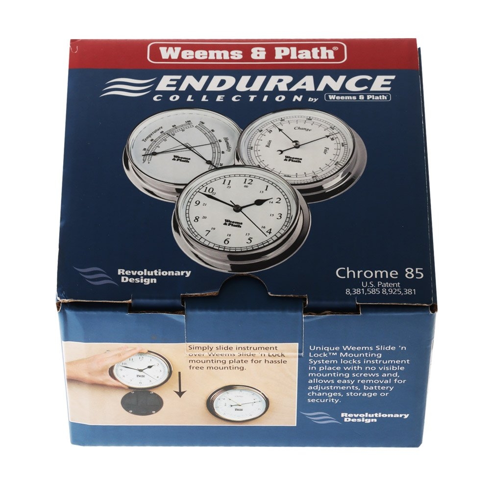 Weems & Plath Chrome Endurance 085 Quartz Clock