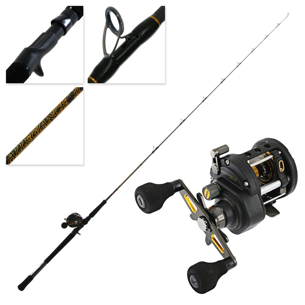 PENN Fathom II 15 LW and Allegiance II Overhead Boat Combo 6'6'' PE1.5-3.0 1pc