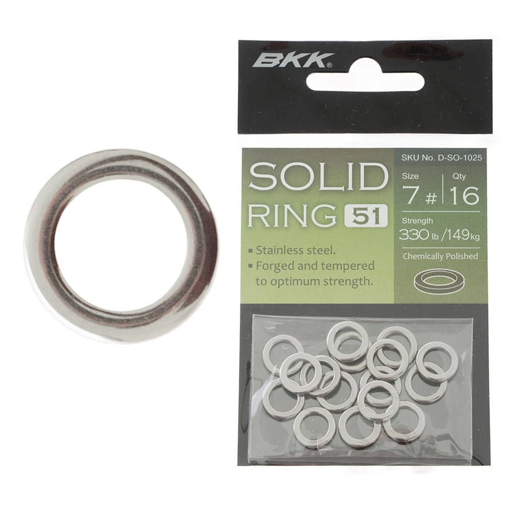 BKK Solid Rings Size 7 / 149kg Qty 16