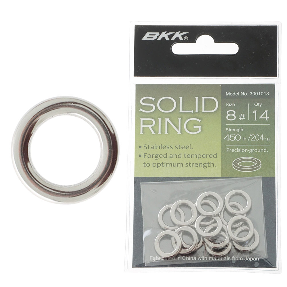 BKK Solid Rings Size 8 / 204kg Qty 14
