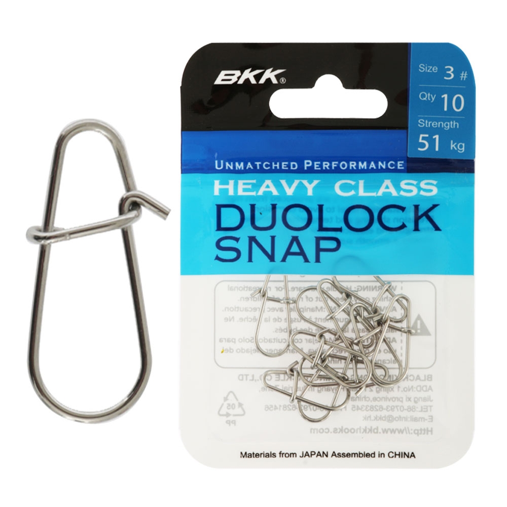 BKK Heavy Duolock Snap Size 3 Qty 10