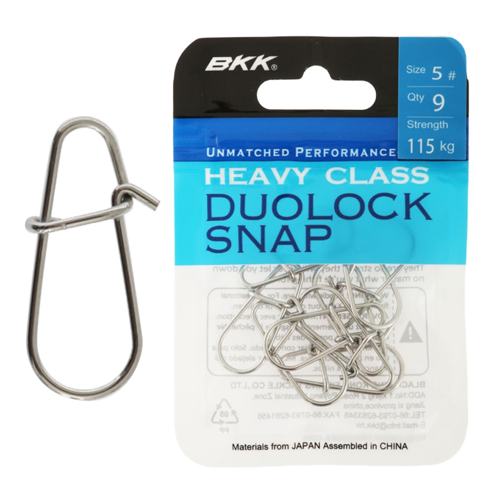 BKK Heavy Duolock Snap Size 5 Qty 9