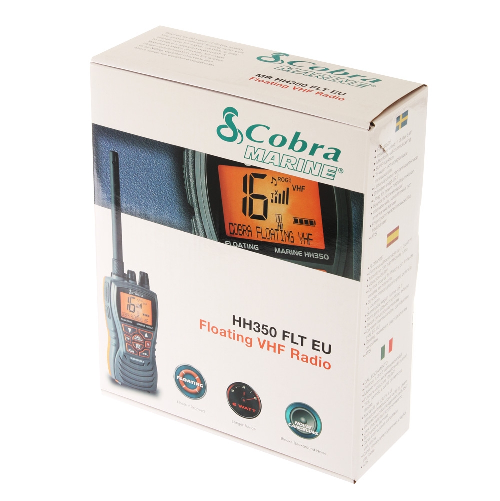 Cobra HH350 Floating Handheld VHF Radio Black