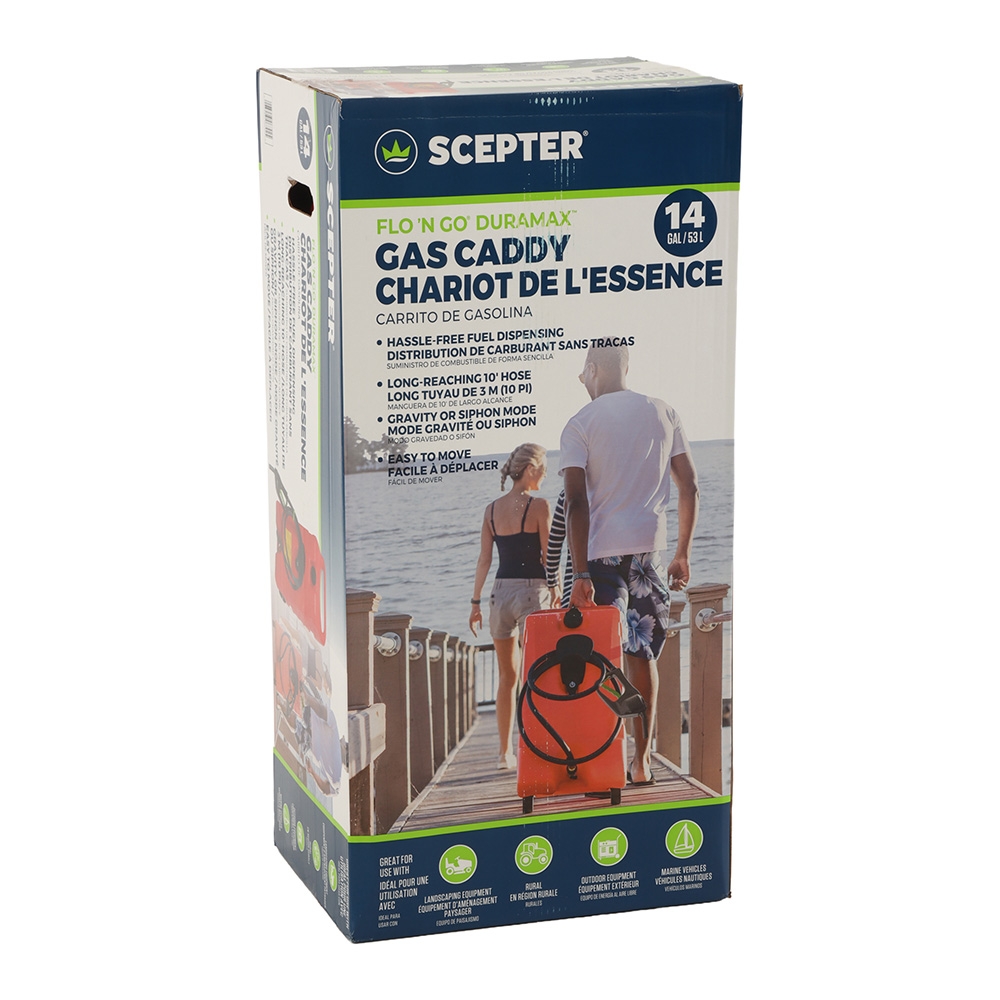 Scepter Flo 'n Go Duramax Portable Fuel Tank and Pump 53L