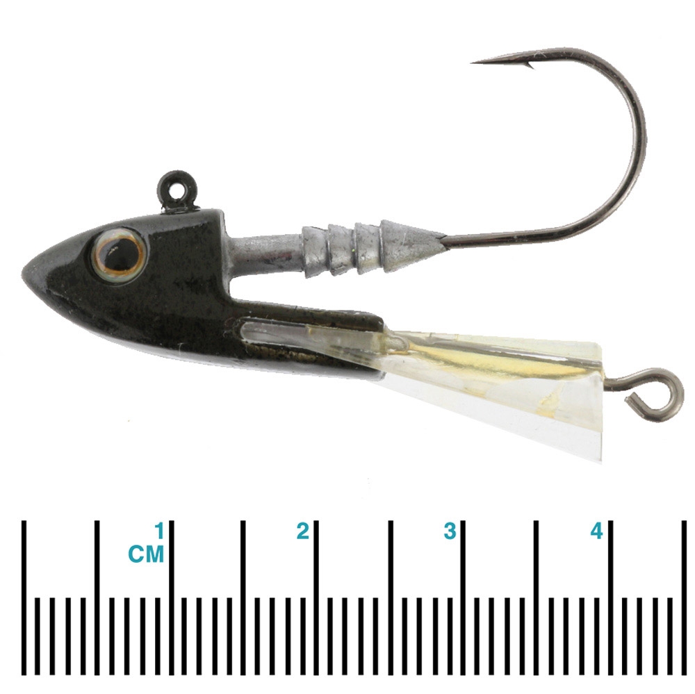 Berkley Snap Jig Heads 1/0 3/8oz Qty 2 Green Pumpkin