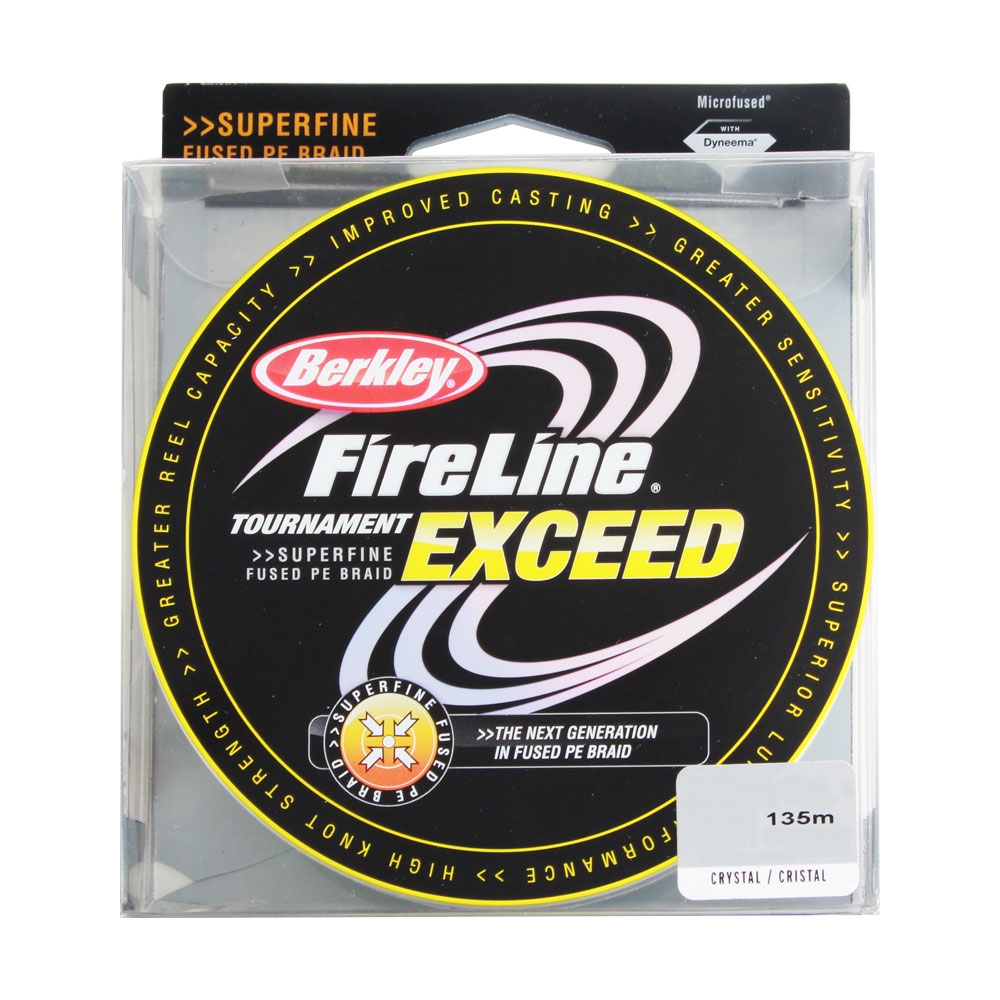 Berkley Fireline Tournament Exceed PE Braid Crystal 135m 3kg 0.09mm