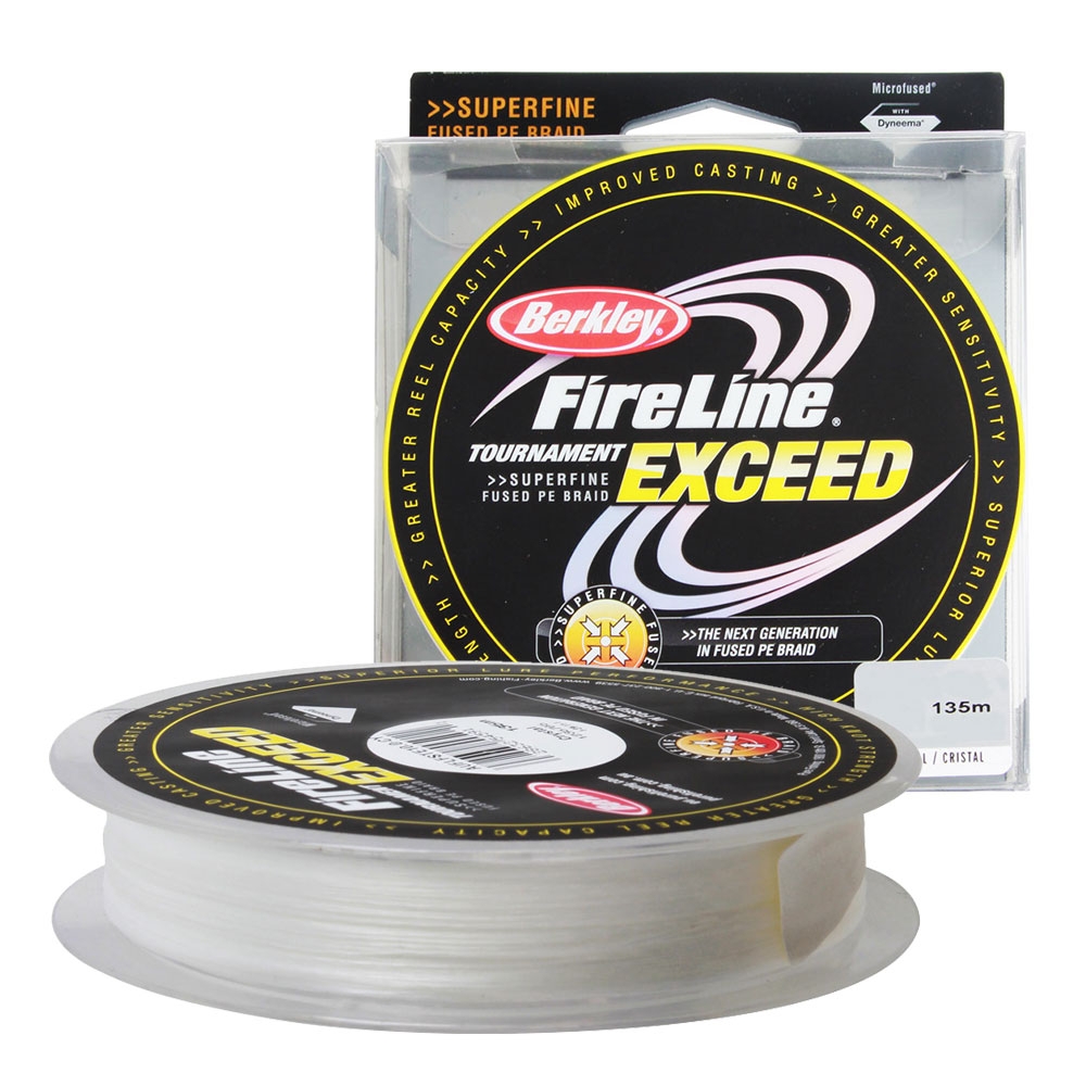 Berkley Fireline Tournament Exceed PE Braid Crystal 135m 3kg 0.09mm