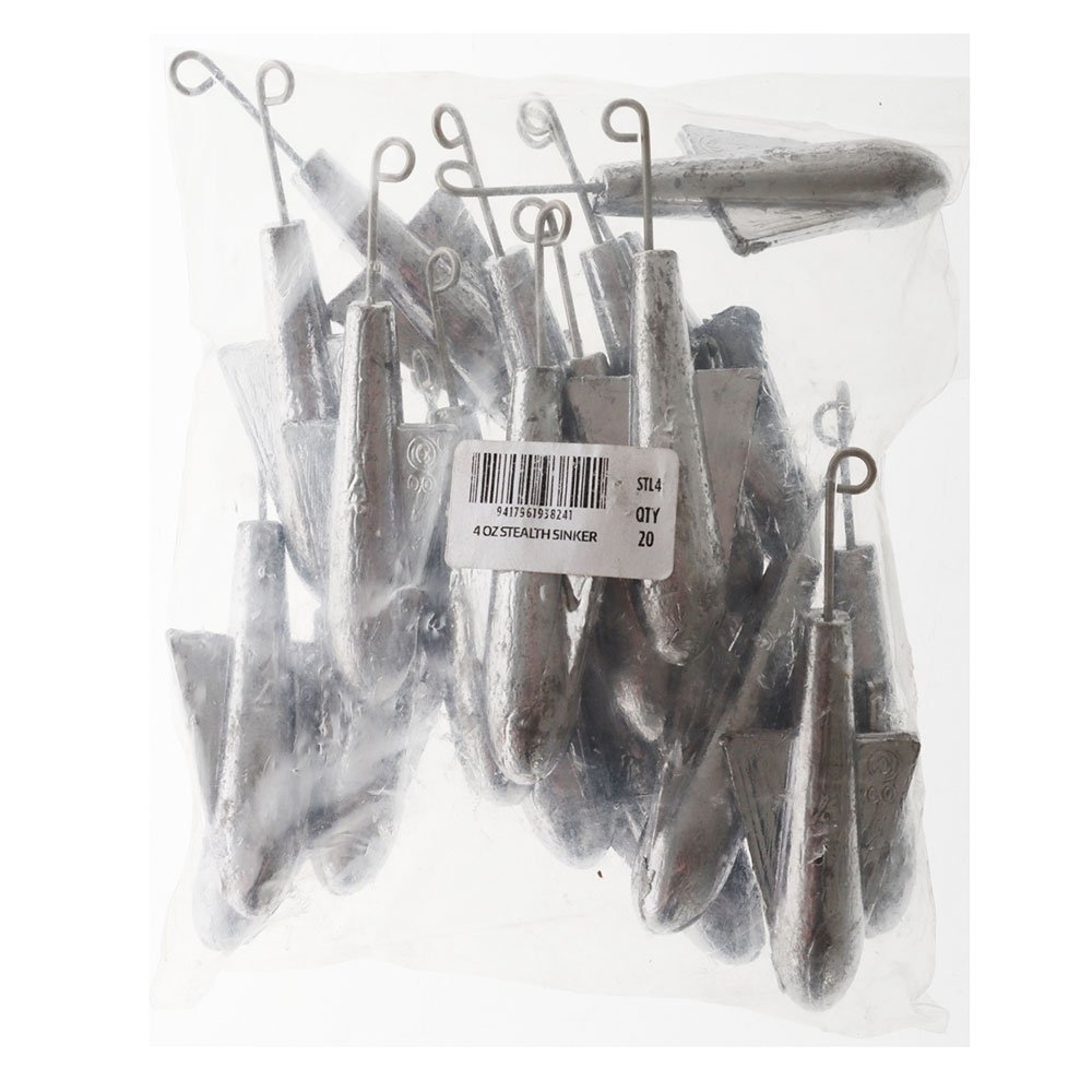 Stealth Surf Casting Sinkers 4oz Qty 20