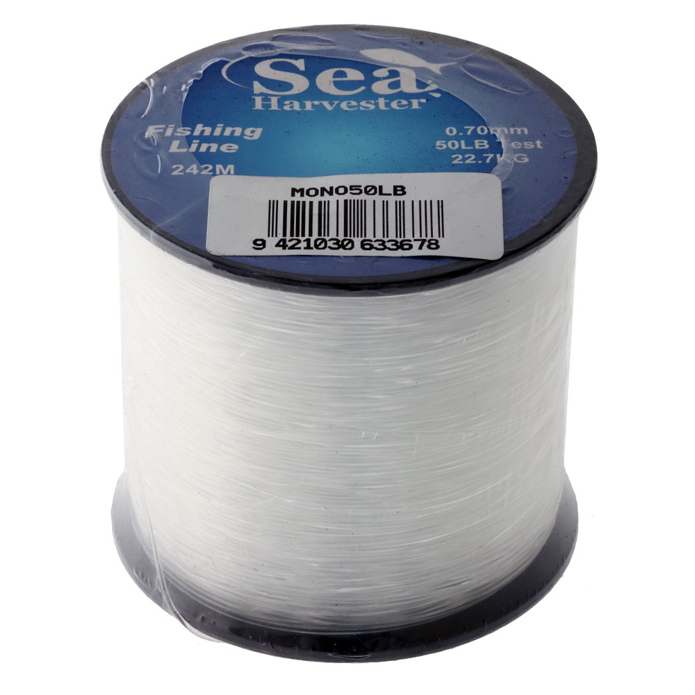 Sea Harvester 1/4lb Mono Fishing Line 50lb 242m