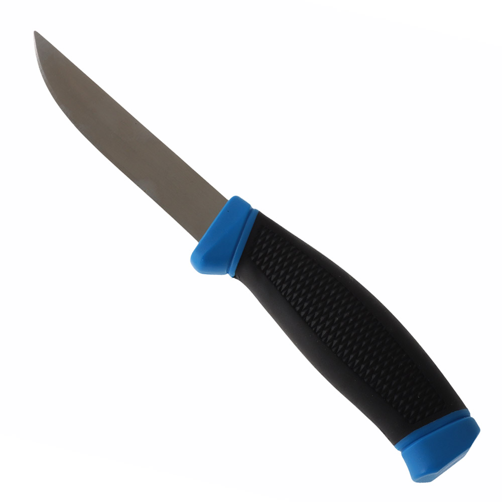 Sea Harvester Bait Knife with Rubber Handle and Sheath 10cm