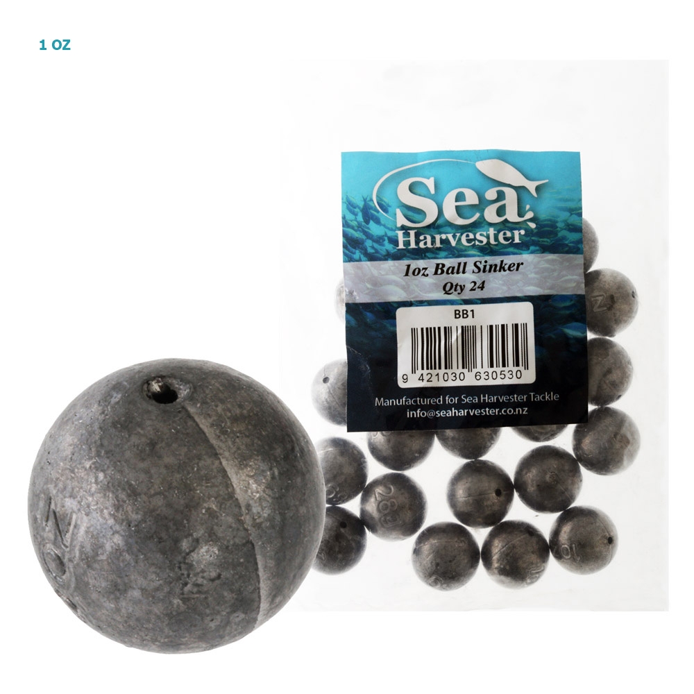Sea Harvester Ball Sinkers Bulk Pack