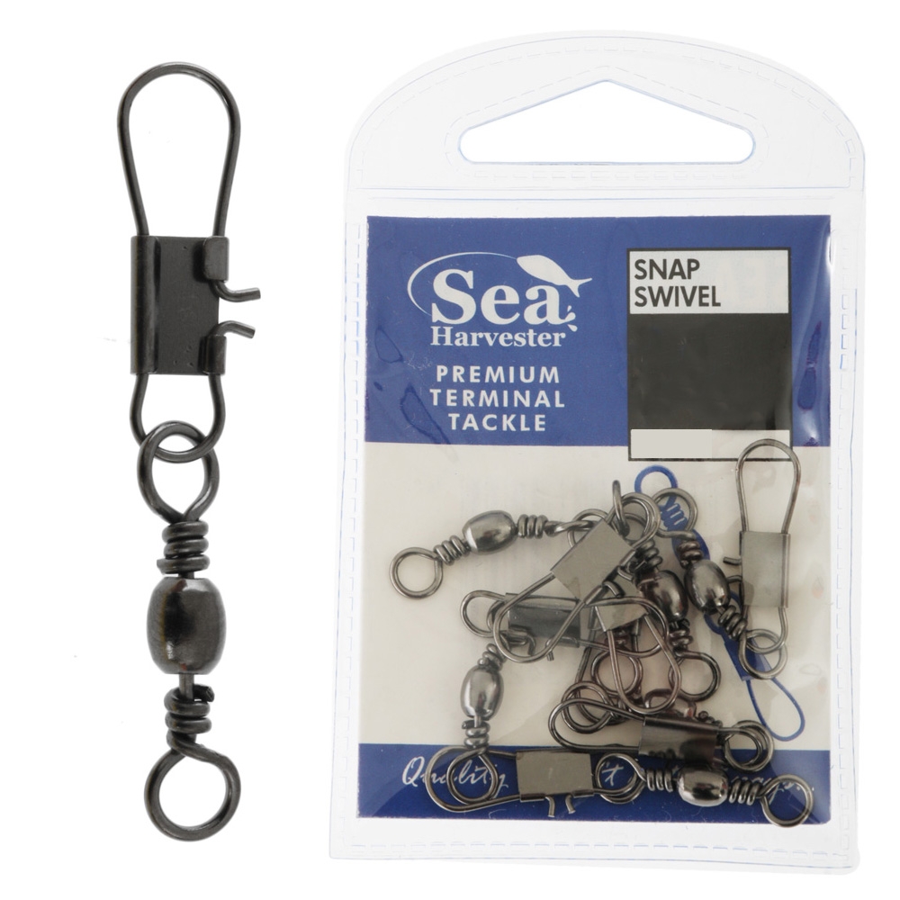 Sea Harvester Blue Snap Swivel #5 Qty 10