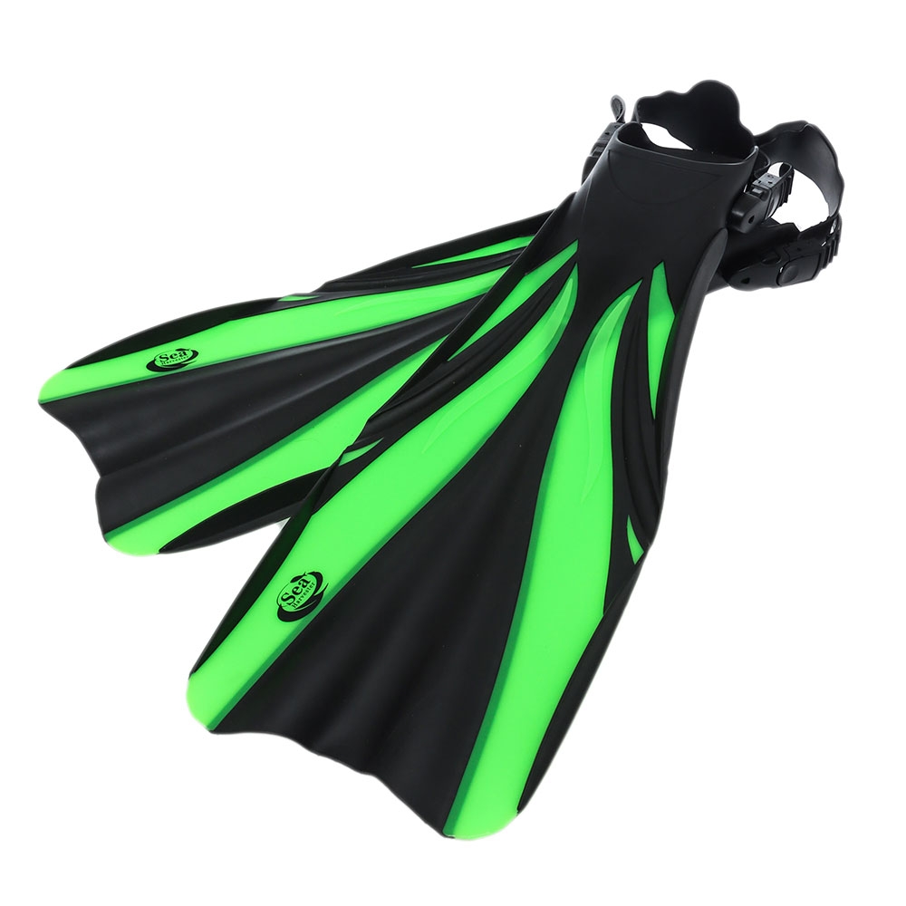 Sea Harvester Open Heel Dive Fins Green S/M