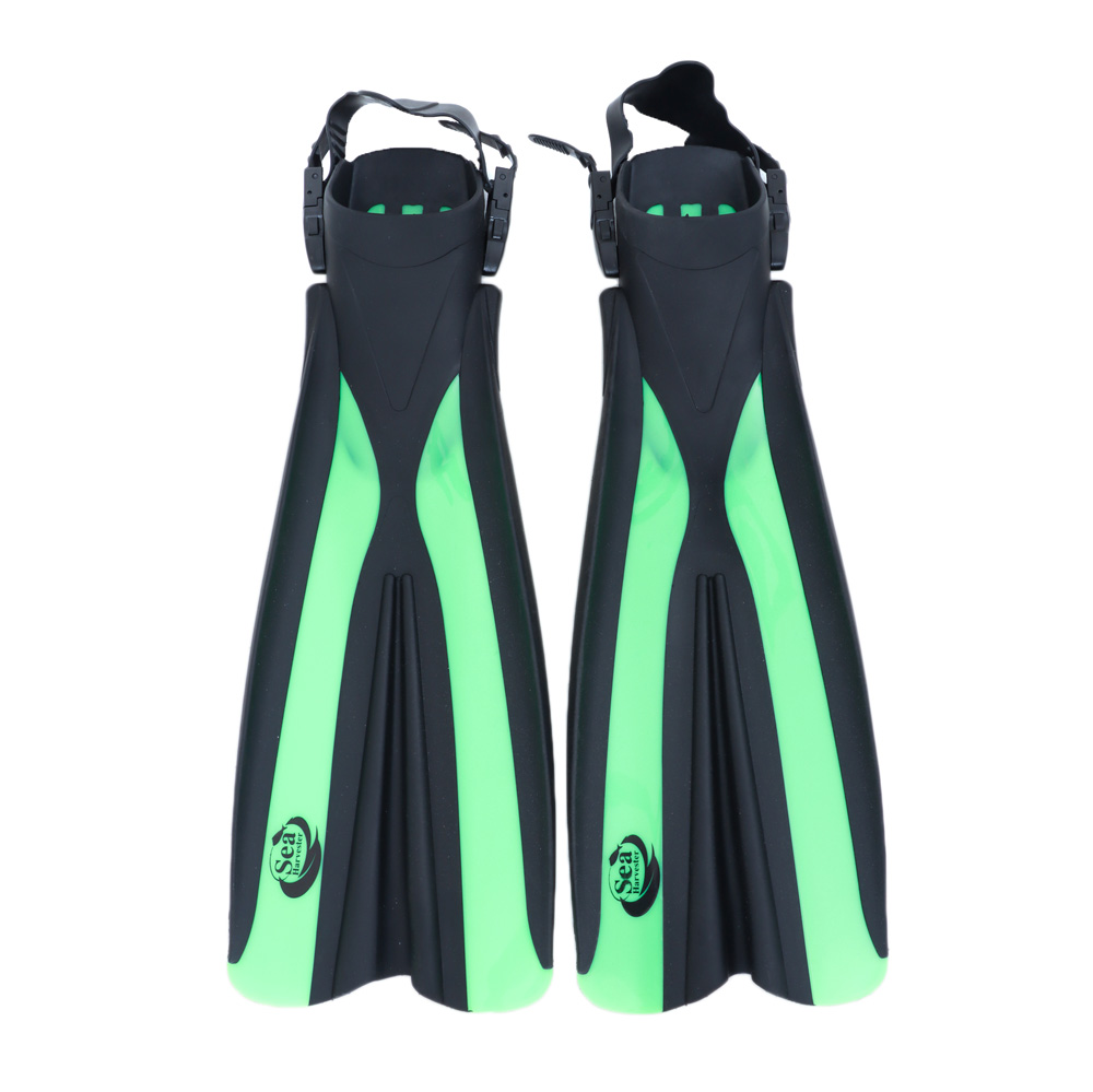 Sea Harvester F31 Open Heel Dive Fins Green US4-8