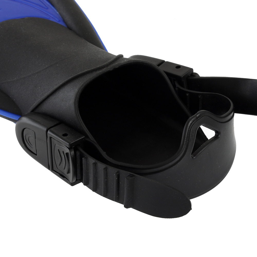 Sea Harvester Kids Snorkeling Dive Fins Open Heel Small-Medium US9-13 Blue