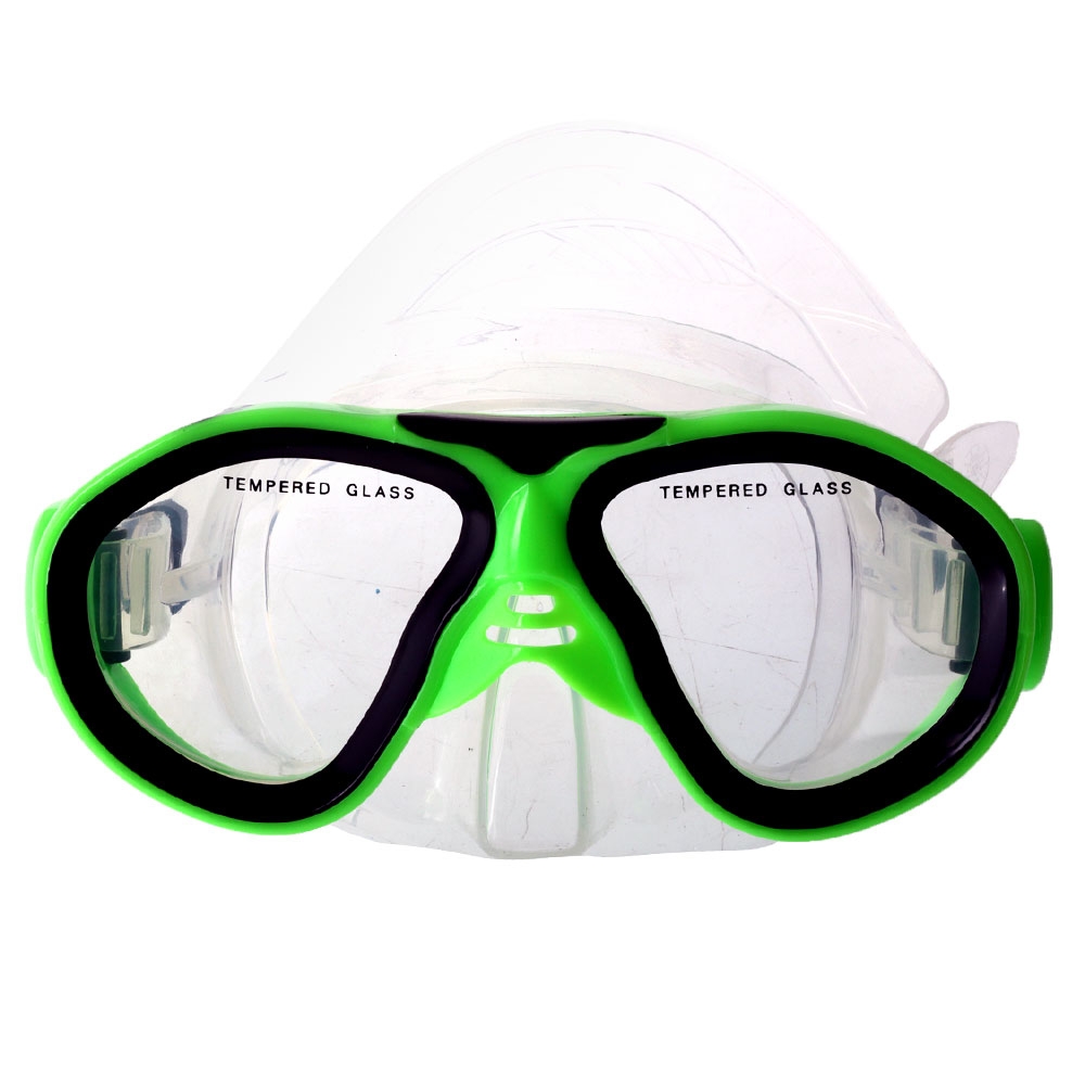 Sea Harvester Mask Snorkel Set Kids M237/SN125S Green