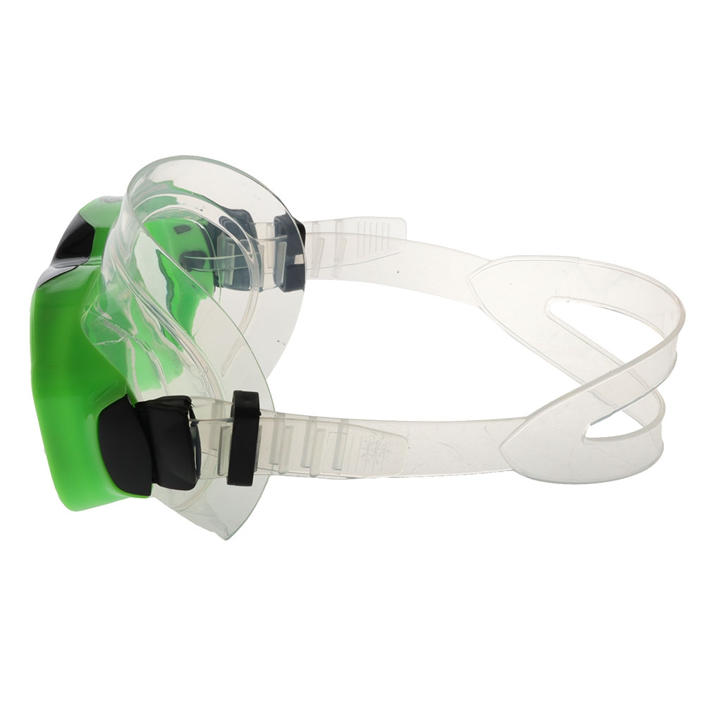 Sea Harvester Adult Silicone Dive Mask and Snorkel Set Lime Green
