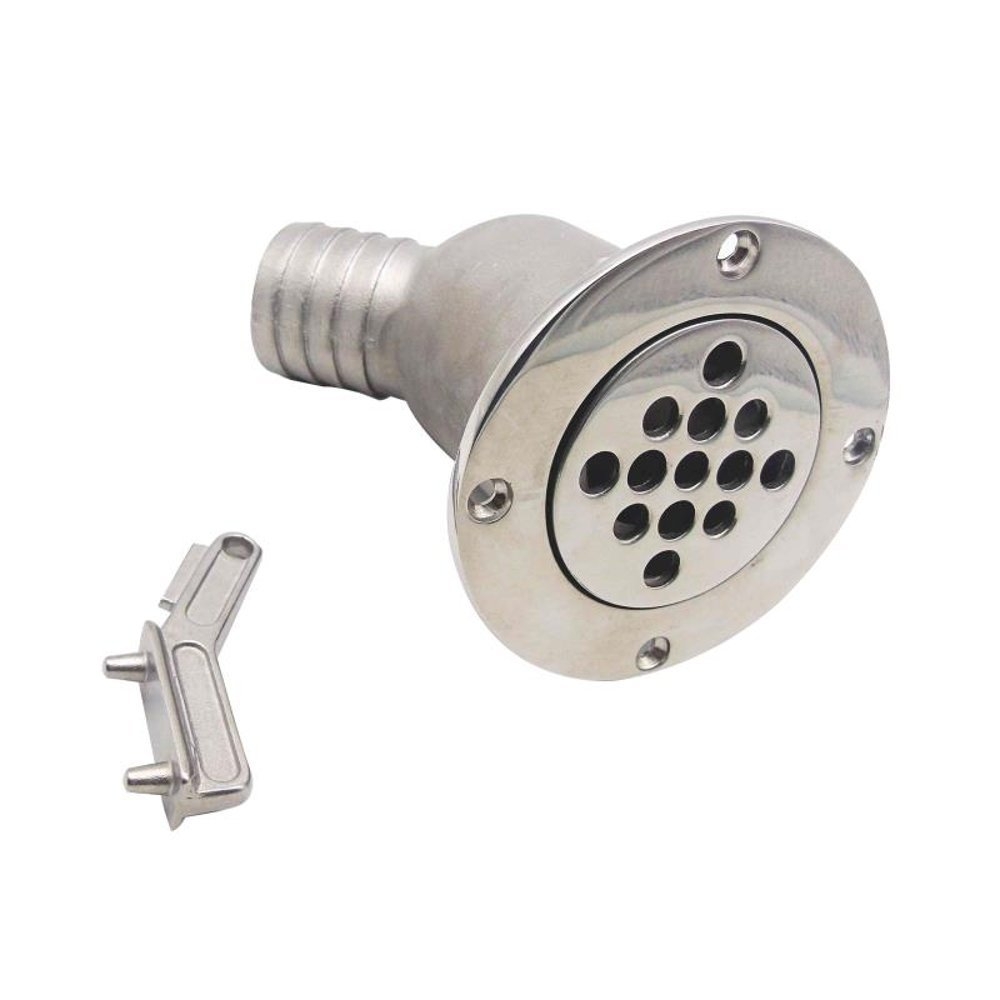316 Stainless Steel Deck Drain Scupper 38mm