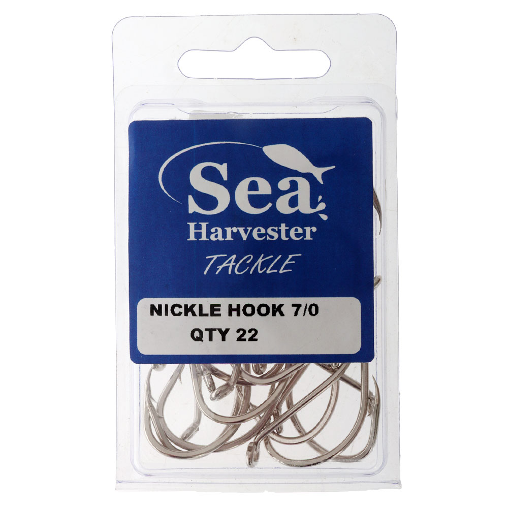 Sea Harvester Nickel Beak Hooks Bulk Pack 7/0 Qty 22