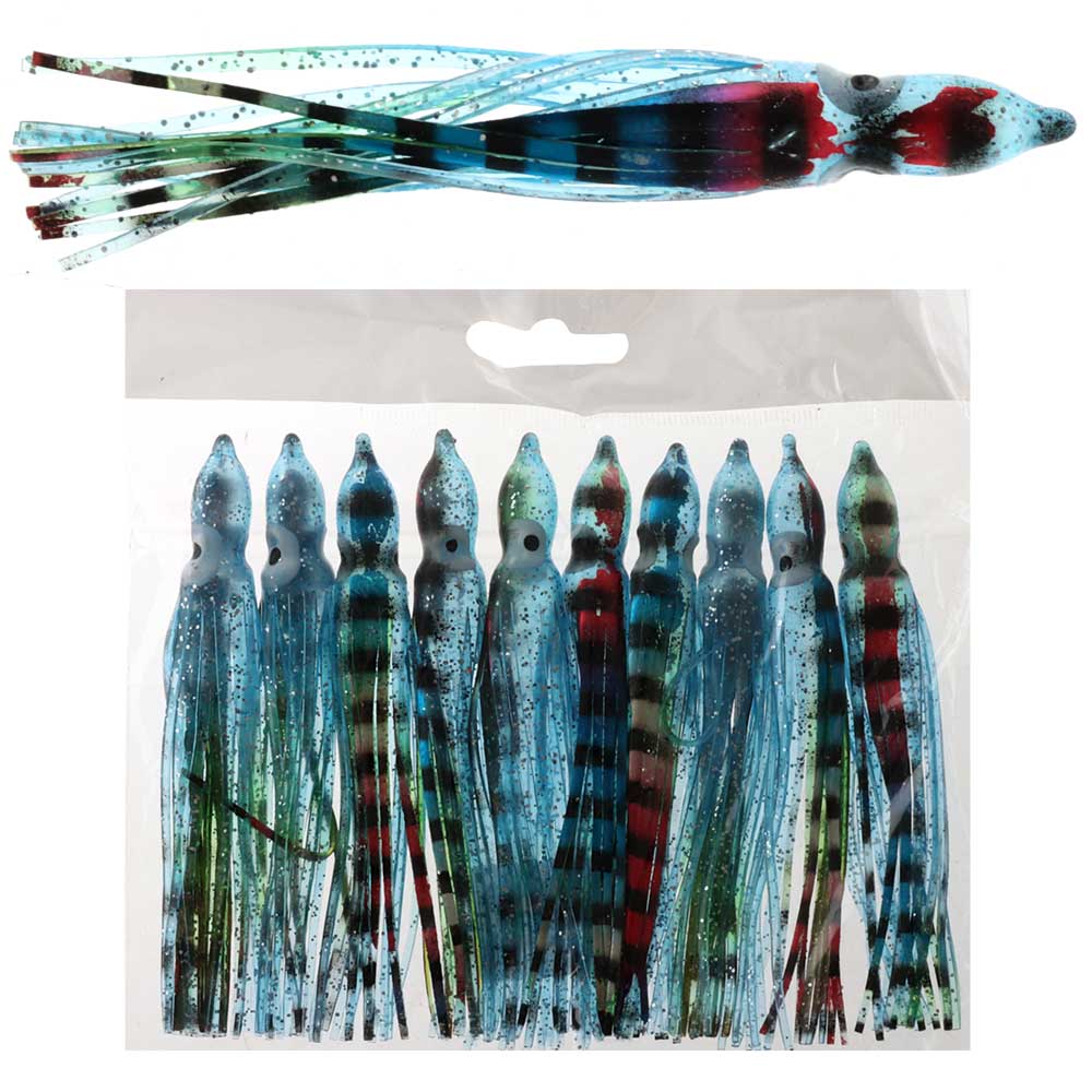 Sea Harvester Octopus Skirts 10cm Auroa Qty 10