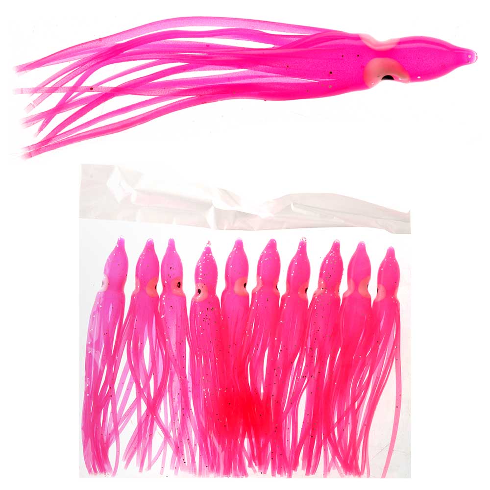 Sea Harvester Octopus Skirts 10cm Pink Qty 10