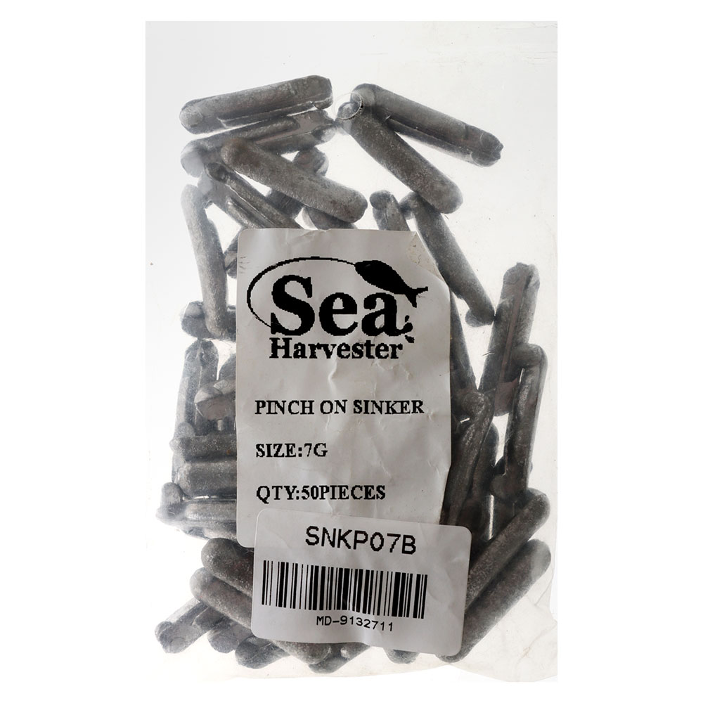 Sea Harvester Pinch On Sinkers 7.0g Qty 50