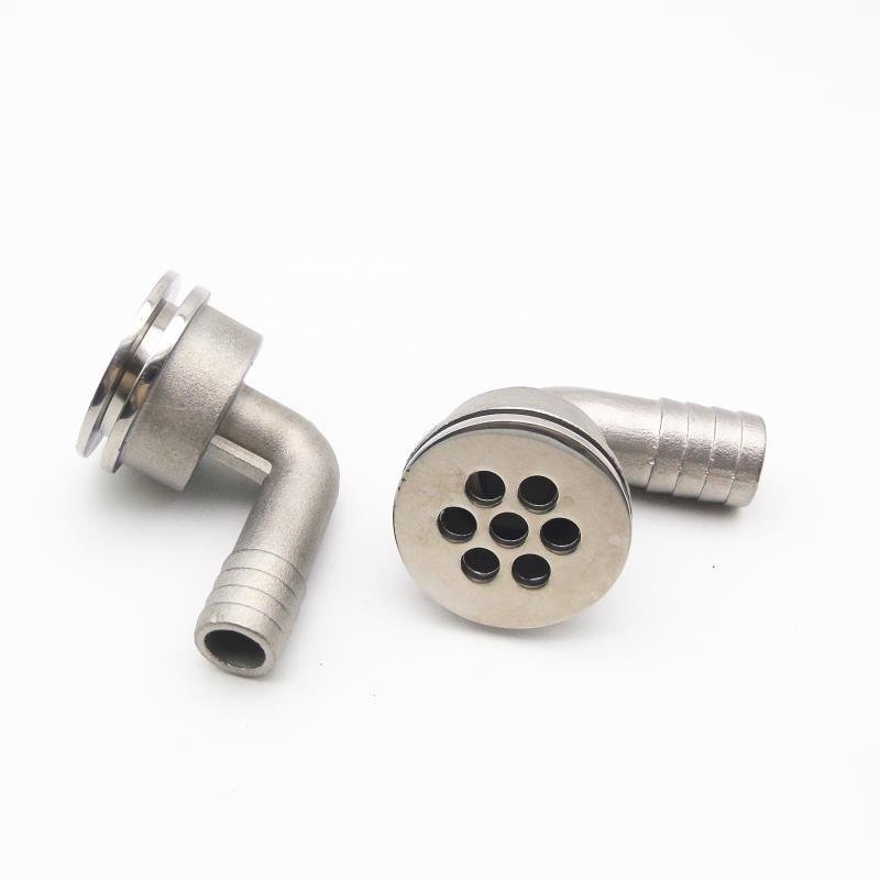 316 Stainless Steel 90deg Deck Drain 16mm