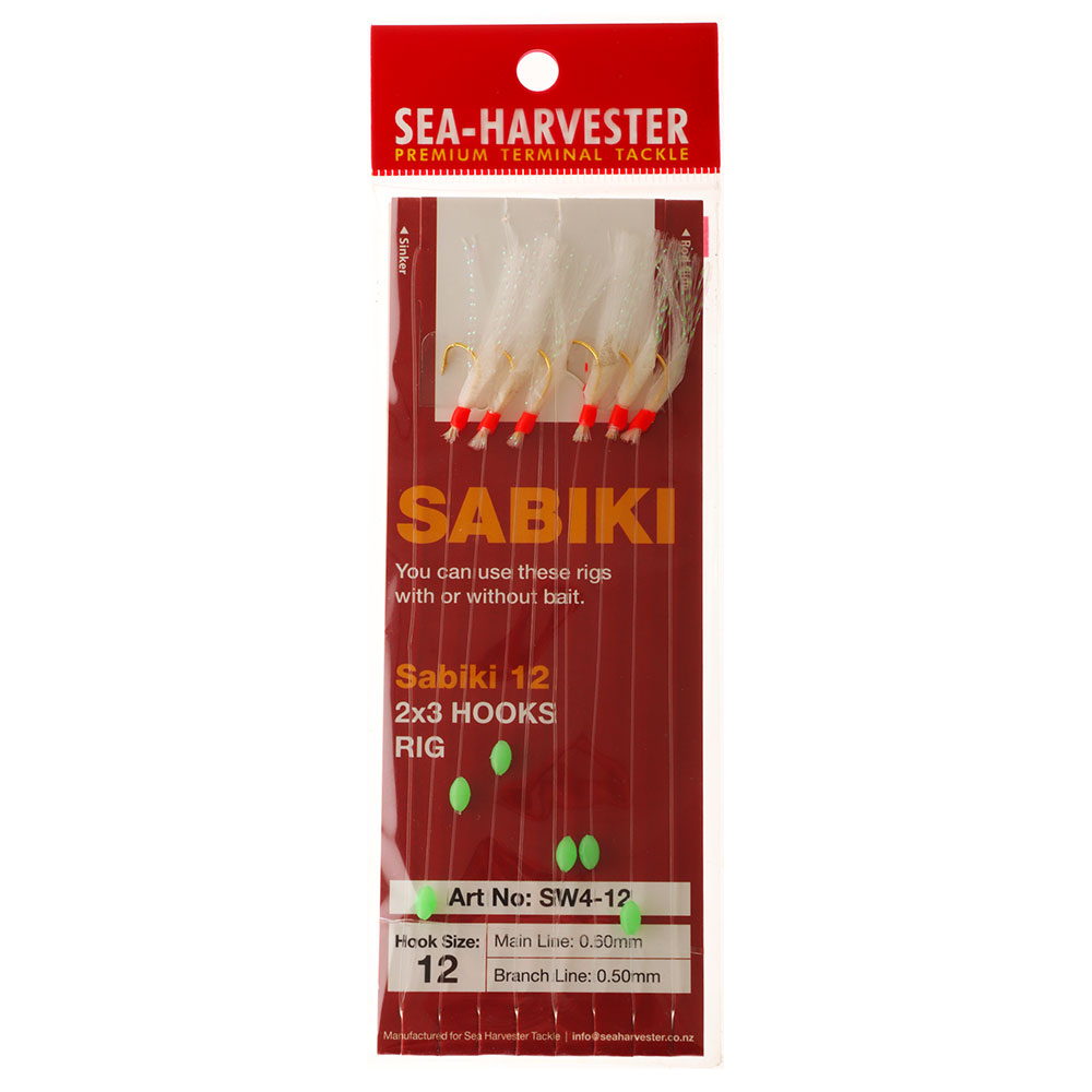 Sea Harvester Sabiki Rig Twin Pack Size 12