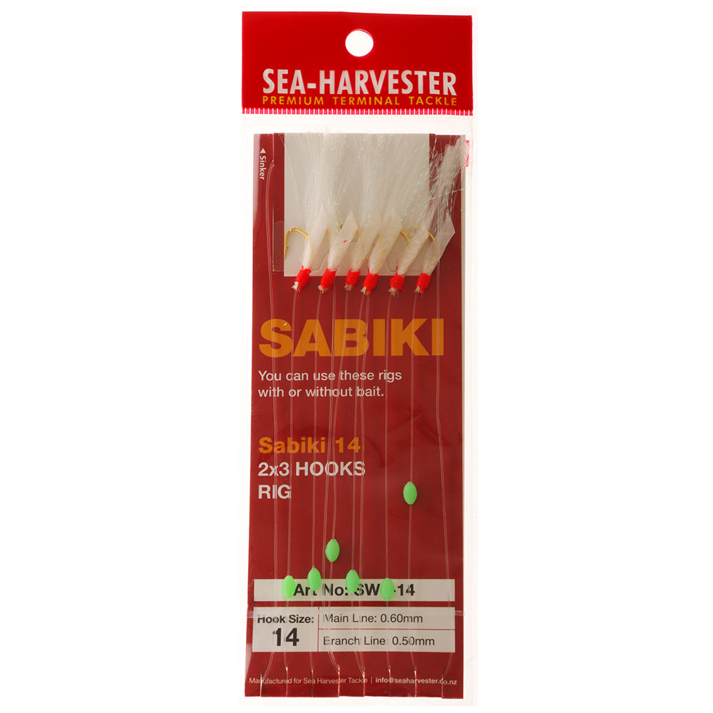 Sea Harvester Sabiki Rig Twin Pack Size 14