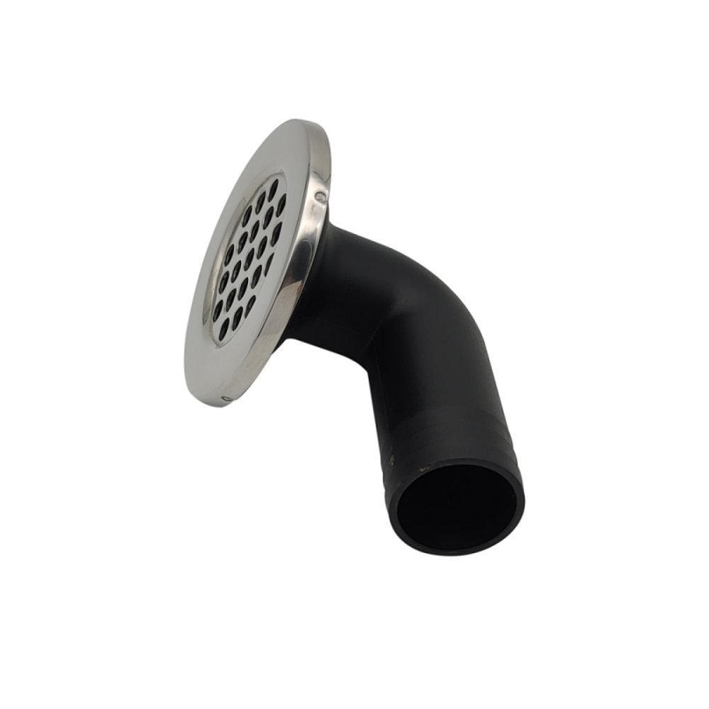 316 Stainless Steel 90deg Deck Drain 38mm