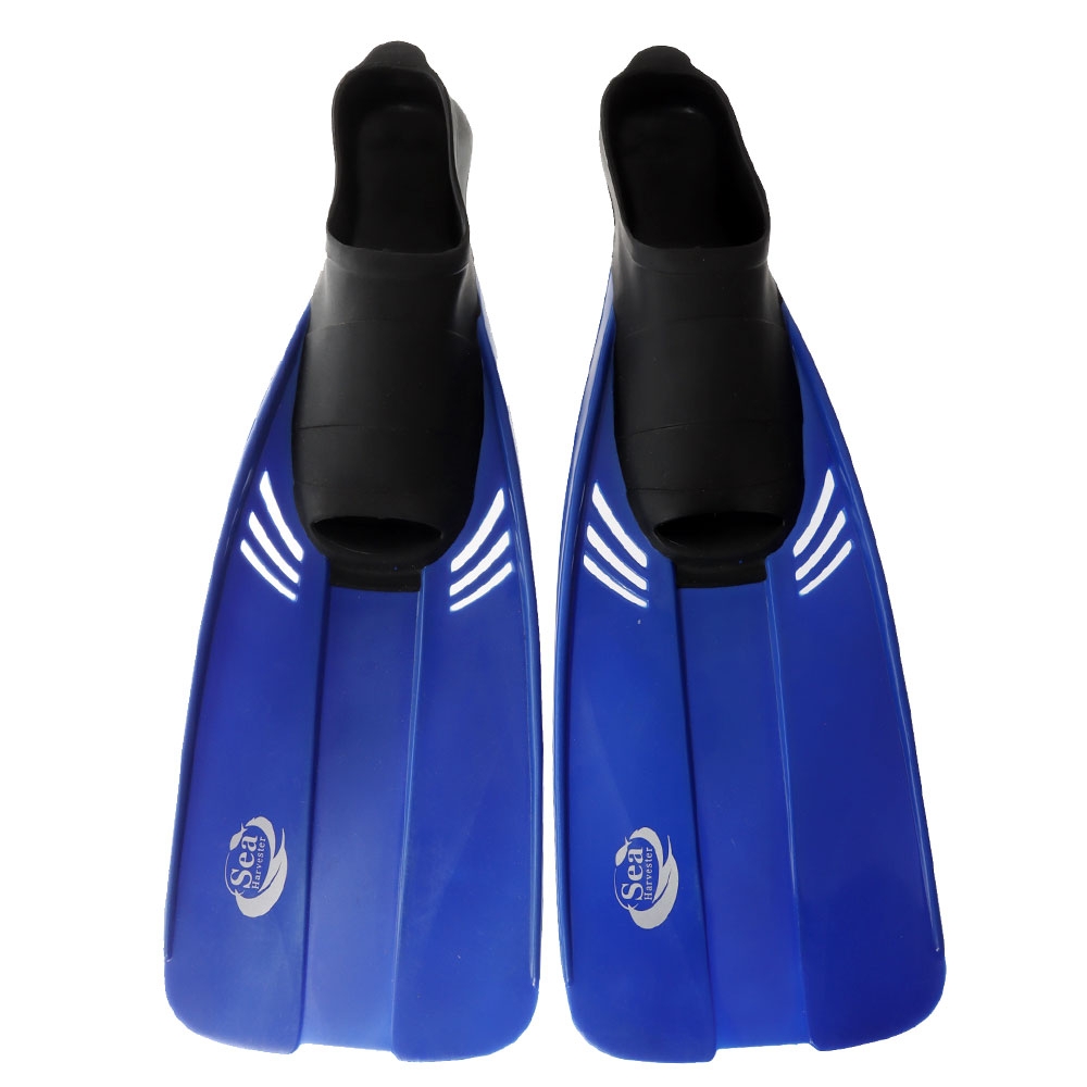 Sea Harvester Youth Snorkel Dive Fins Blue Kids US9-11