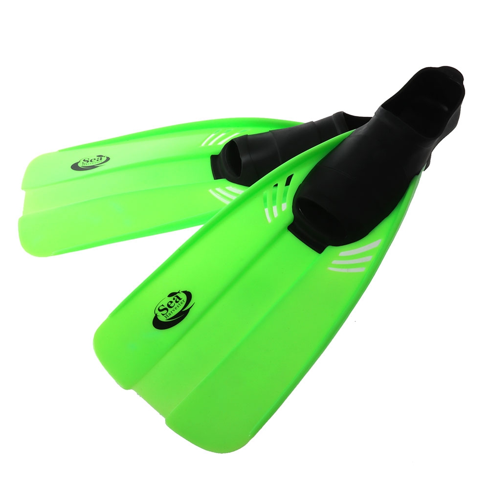 Sea Harvester Youth Snorkel Dive Fins Green Kids US12-13