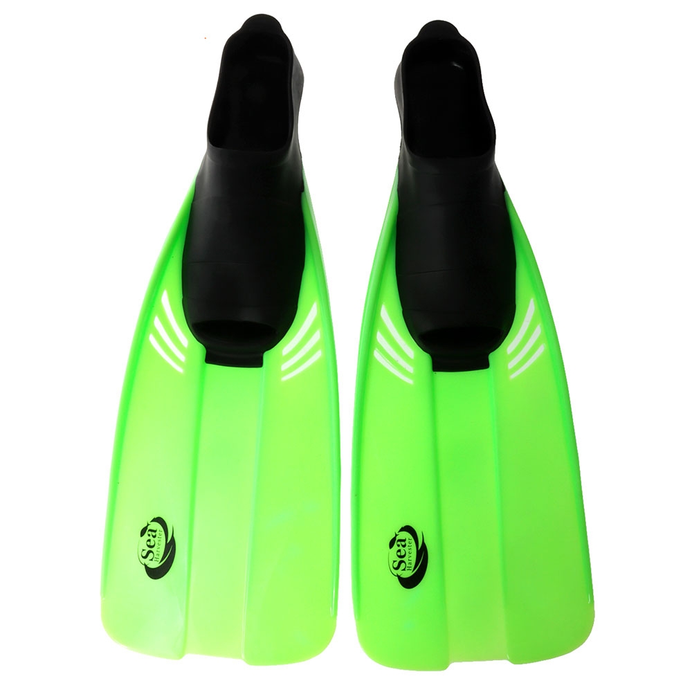 Sea Harvester Youth Snorkel Dive Fins Green Kids US12-13