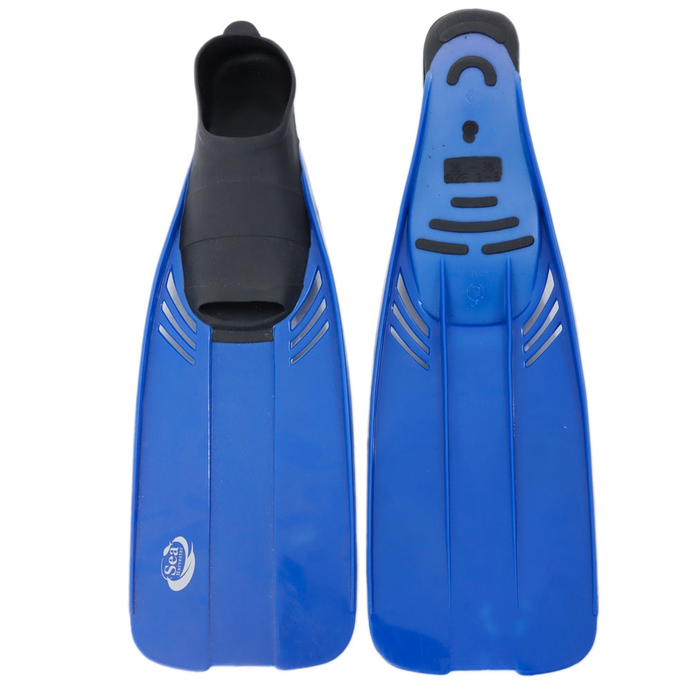 Sea Harvester Adult Snorkeling Fins Blue Small US3-5