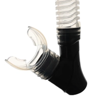 Sea Harvester Silicone Dive Snorkel Black Thumbnail Sea Harvester Silicone Dive Snorkel Black