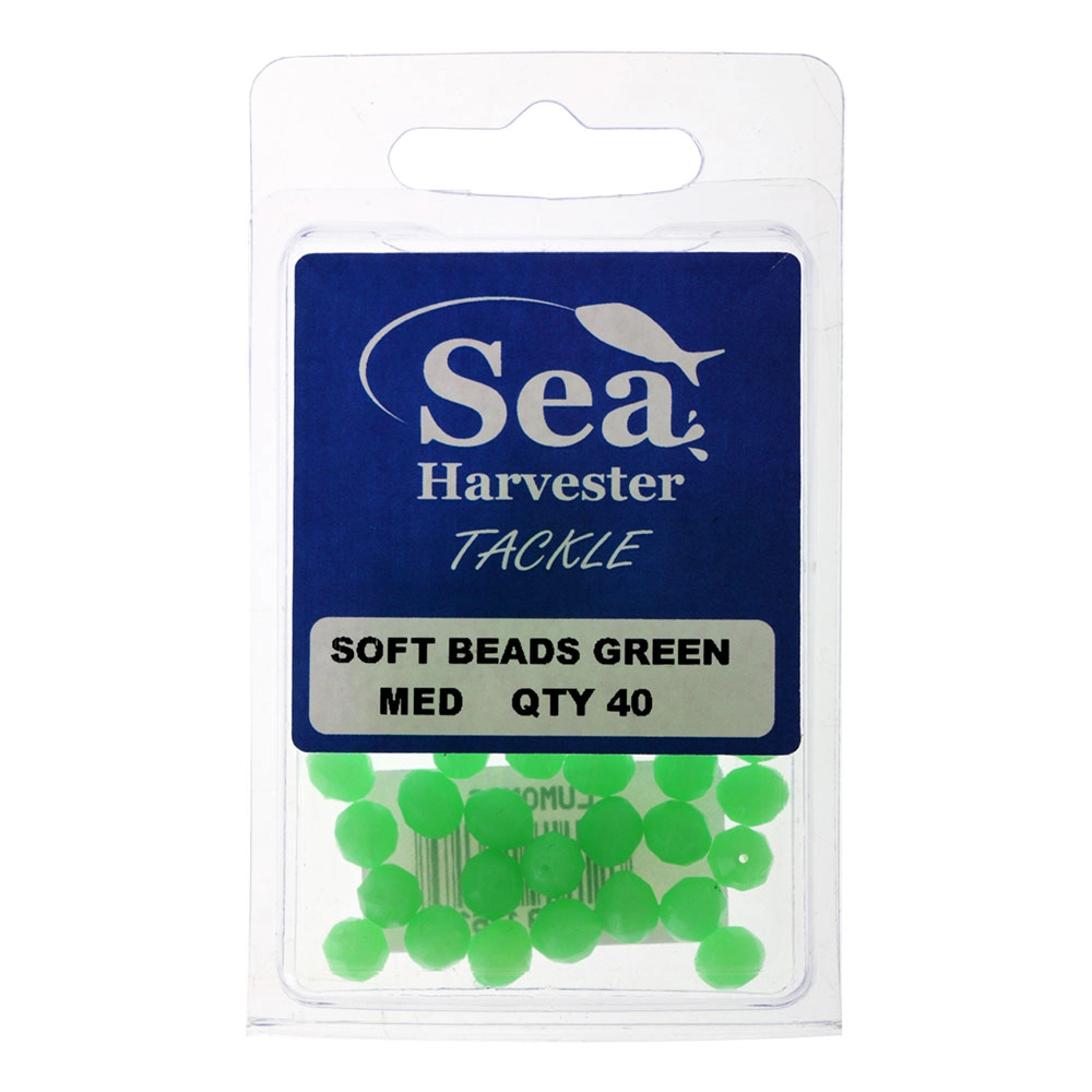 Sea Harvester Soft Beads Bulk Pack Green Medium Qty 40 Sea Harvester Soft Beads Bulk Pack Green Medium Qty 40
