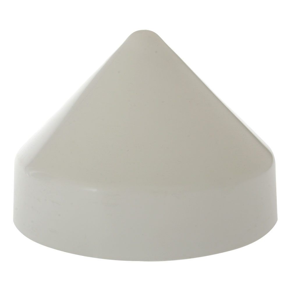 Boat Dock Piling Cone Cap White 10in / 25.4cm