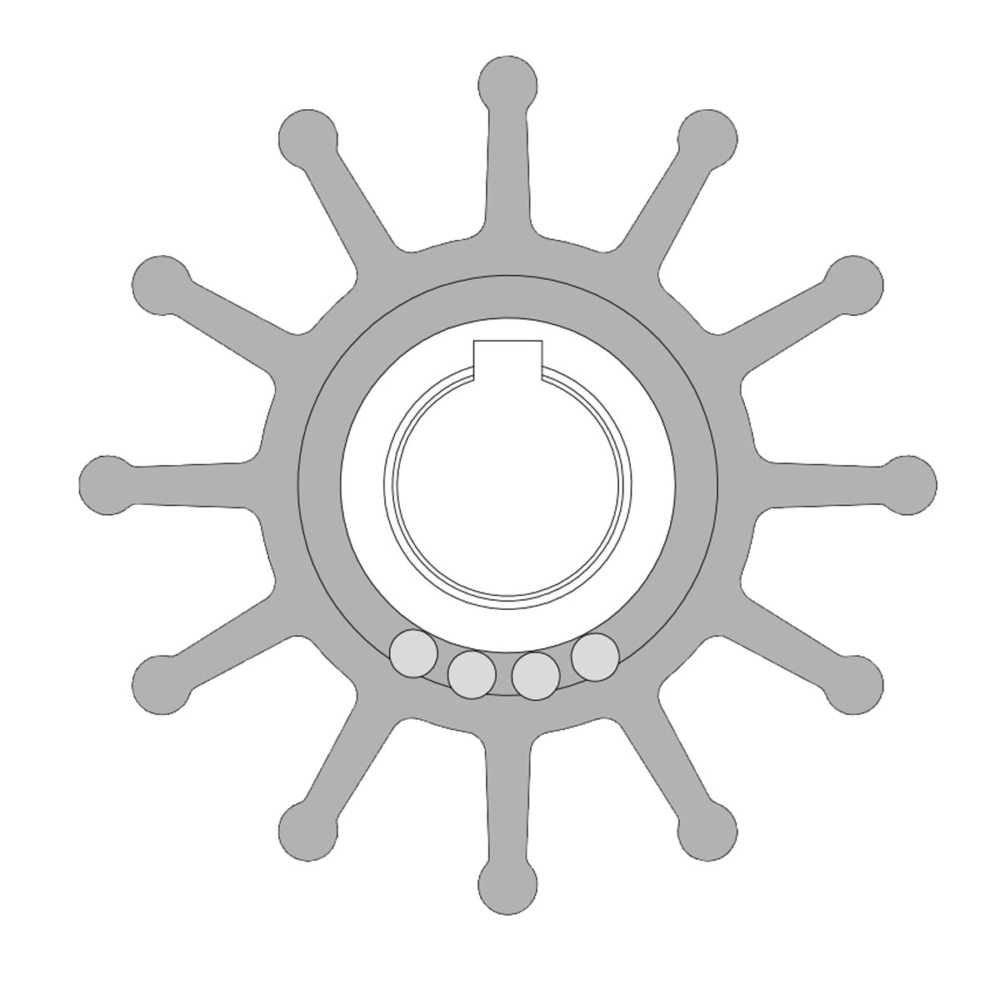 SPX Johnson Pump Impeller Replacement Kit 09-702B-1