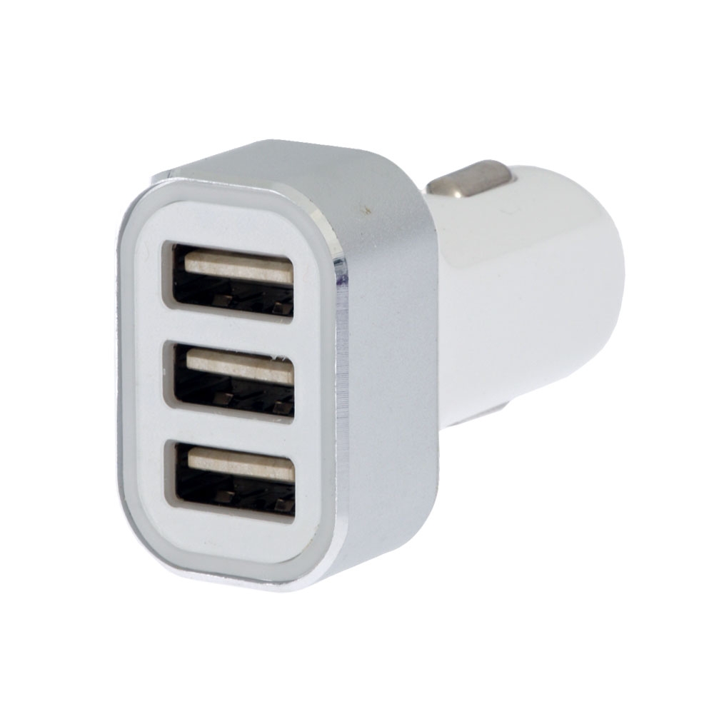 3-Port USB Car Charger 12v