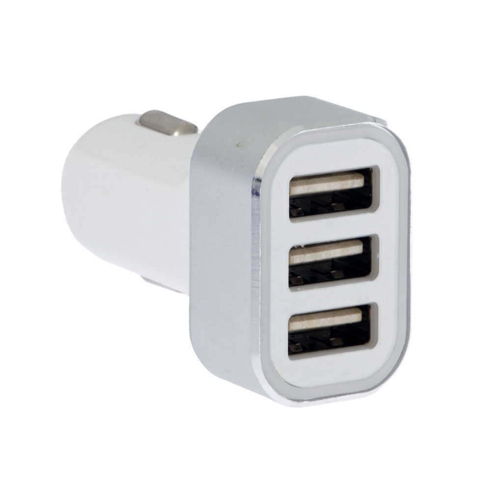3-Port USB Car Charger 12v