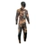 Aropec Mens Open Cell Spearfishing Wetsuit Brown Camo 3mm 2pc M
